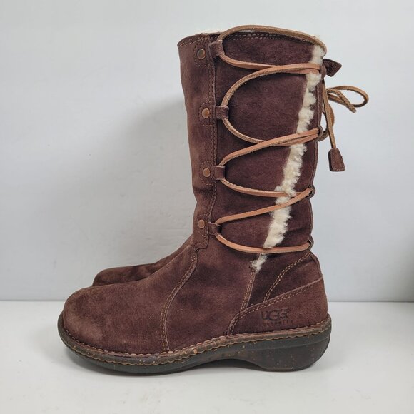 UGG Australia Surfcat Women's Brown Winter Boots US Size 8 - Picture 2 of 11